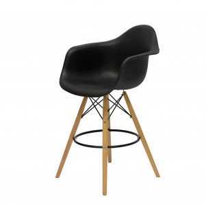 Барный стул Barneo N-153 BAR Eames style черный